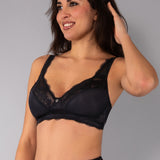 Verde Veronica Reggiseno francese senza ferretto - NERO - AR10