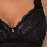Verde Veronica Reggiseno francese senza ferretto - NERO - AR10
