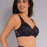 Verde Veronica Reggiseno francese con ferretto - NERO - AR12