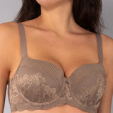 Verde Veronica Reggiseno con coppe imbottite e ferretto - TABACCO - AR14