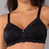 Verde Veronica Reggiseno con coppe imbottite senza ferretto - NERO - AR16