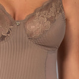 Verde Veronica Body francese senza ferretto - TABACCO - AR40