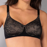 Verde Veronica Reggiseno francese senza ferretto - NERO - DR10