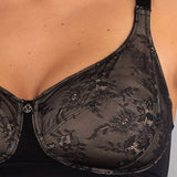 Verde Veronica Reggiseno francese senza ferretto - NERO - DR10