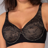Verde Veronica Reggiseno francese con ferretto - NERO - DR12