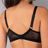 Verde Veronica Reggiseno francese con ferretto - NERO - DR12
