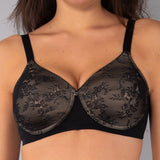 Verde Veronica Reggiseno con coppe imbottite senza ferretto - NERO - DR16