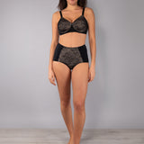 Verde Veronica Reggiseno con coppe imbottite senza ferretto - NERO - DR16