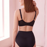 Verde Veronica Reggiseno con coppe imbottie senza ferretto - NERO - OD16