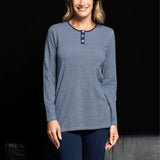 Pigiama donna in viscosa serafino Verde Veronica - BLU - MM16