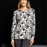 Pigiama donna con maglia stampata Verde Veronica - PIOMBO - FW12