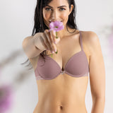 Push-up con coppe graduate in tessuto jacquard - MALVA - 1874