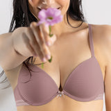 Push-up con coppe graduate in tessuto jacquard - MALVA - 1874